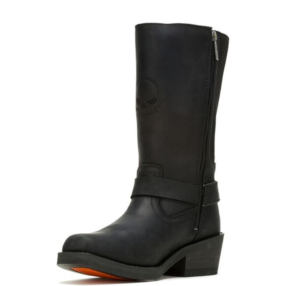 Harley-Davidson Womens Korsen Tall Ride  10" Waterproof Black Boots (NWT) - Picture 5 of 7